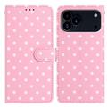 Funda iPhone 17 Pro con estampado de lunares - Rosa