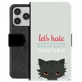 Funda Cartera Premium para iPhone 17 Pro - Gato Enfadado