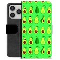 Funda Cartera Premium para iPhone 17 Pro - Diseño de Aguacates