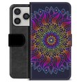 Funda Cartera Premium para iPhone 17 Pro - Mandala Colorida