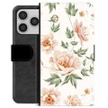 Funda Cartera Premium para iPhone 17 Pro - Floral