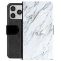 Funda Cartera Premium para iPhone 17 Pro - Mármol