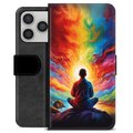 Funda Cartera Premium para iPhone 17 Pro - Meditación