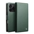 Funda de piel iPhone 17 Pro Qialino 2 en 1 desmontable para cartera - Compatible con MagSafe - Verde