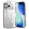 Funda híbrida magnética Ringke Fusion para iPhone 17 Pro - Transparente
