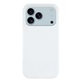 Carcasa de Plástico Engomado para iPhone 17 Pro - Blanco