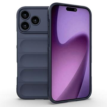 Carcasa de TPU Rugged para iPhone 17 Pro - Azul Oscuro