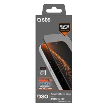 Protector de pantalla de vidrio templado con marco iPhone 17 Pro SBS D3O Active Full Cover