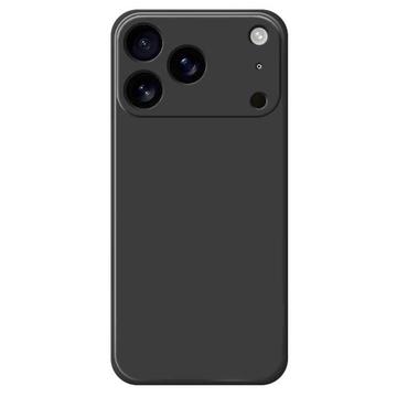 Funda de silicona antigolpes iPhone 17 Pro - Negro