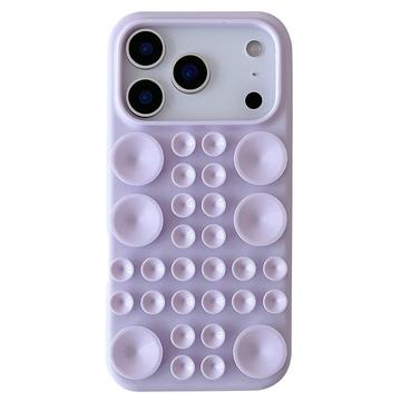 Funda de silicona con ventosa iPhone 17 Pro - Morado claro
