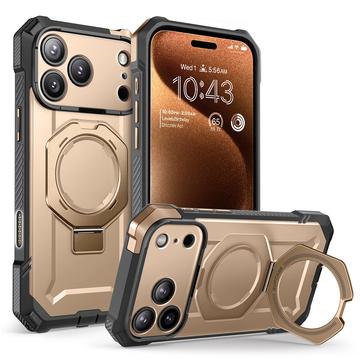 Funda MagSafe iPhone 17 Pro Supcase Unicorn Beetle Grip Mag - Oro Desierto