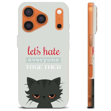 Funda de TPU para iPhone 17 Pro - Gato Enfadado