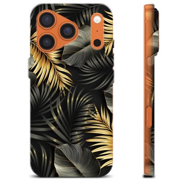 Funda de TPU para iPhone 17 Pro - Hojas Doradas