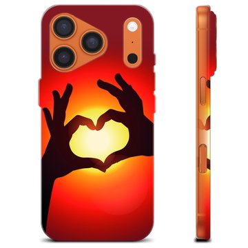 Funda de TPU para iPhone 17 Pro - Silueta del Corazón