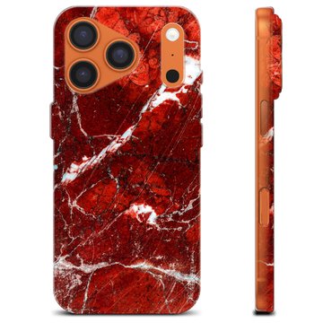 Funda de TPU para iPhone 17 Pro - Mármol Rojo