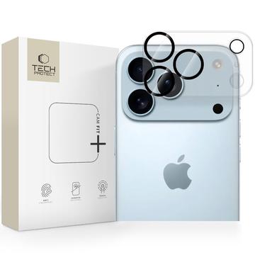 iPhone 17 Pro Tech-Protect Cam Fit+ Protector de cámara de vidrio templado - Transparente