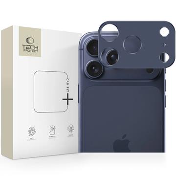 Protector de aluminio para cámara iPhone 17 Pro Tech-Protect Camalloy Fit+ - Azul profundo