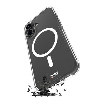 Funda híbrida iPhone 17 Puro Impact Clear D3O - Compatible con MagSafe - Transparente