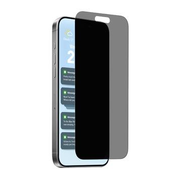 Protector de pantalla de cristal templado Puro Privacy para iPhone 17/17 Pro/16 9H - Anti-espía