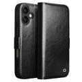 Funda Clásica de Cuero Qialino para iPhone 17 - Estilo Cartera