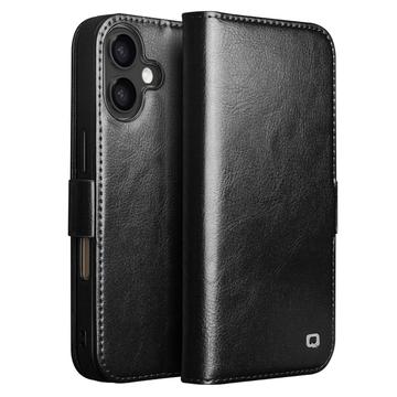 Funda Clásica de Cuero Qialino para iPhone 17 - Estilo Cartera