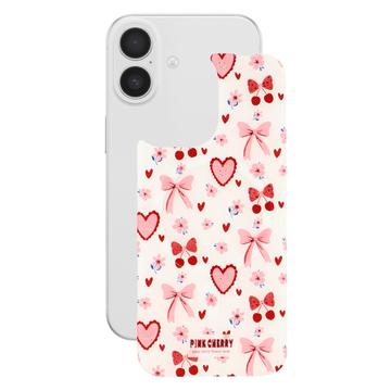 iPhone 17 Placa trasera MagSafe de cambio rápido - Cereza rosa