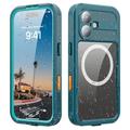 Funda impermeable magnética IP68 para iPhone 17 Redpepper - Azul