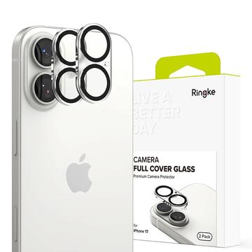 Protector de lente de cámara de cobertura completa iPhone 17 Ringke - 2 Pcs. - Negro / Transparente