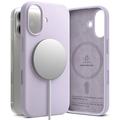 Funda MagSafe de silicona líquida Ringke para iPhone 17 - Violeta Claro