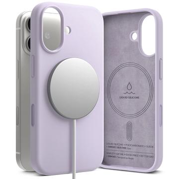 Funda MagSafe de silicona líquida Ringke para iPhone 17 - Violeta Claro