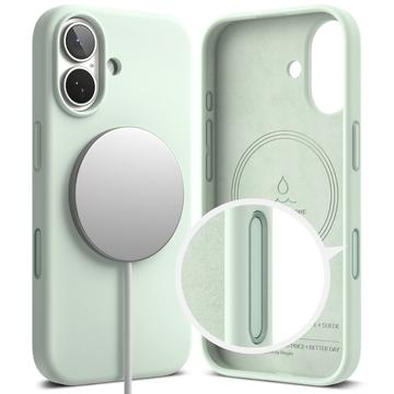 Funda MagSafe de silicona líquida Ringke para iPhone 17 - Menta suave