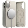 Funda MagSafe de silicona líquida Ringke para iPhone 17 - Piedra