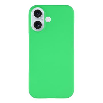 Carcasa de Plástico Engomado para iPhone 17 - Verde