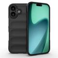 Carcasa de TPU Rugged para iPhone 17 - Negro
