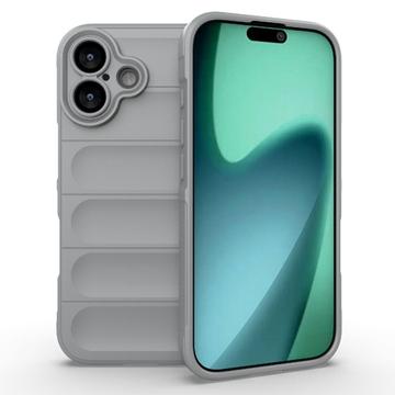Carcasa de TPU Rugged para iPhone 17 - Gris Claro