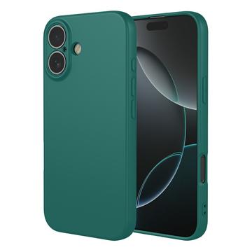 Funda de silicona antigolpes iPhone 17 - Verde negruzco