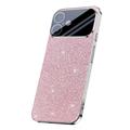 Funda híbrida con purpurina brillante para iPhone 17 - Rosa