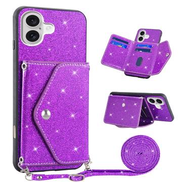 Carcasa con Tarjetero para iPhone 17 Stardust - Púrpura