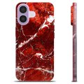 Funda de TPU para iPhone 17 - Mármol Rojo