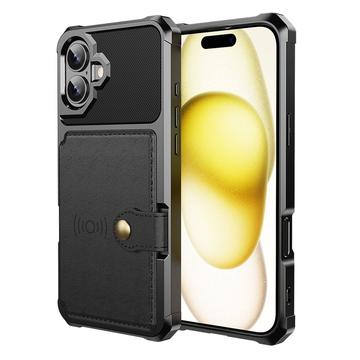 Funda de TPU con Tarjetero para iPhone 17 - Negro