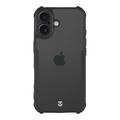 Funda iPhone 17 Tactical Quantum Stealth con esquinas reforzadas - Transparente / Negra