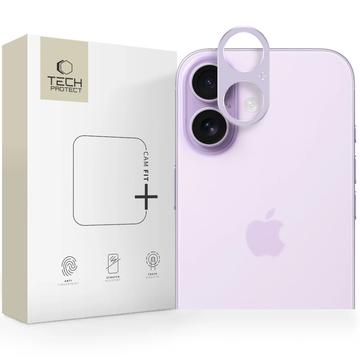 Protector de aluminio para cámara iPhone 17 Tech-Protect Camalloy Fit+ - Lavanda