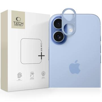 Protector de aluminio para cámara iPhone 17 Tech-Protect Camalloy Fit+ - Azul niebla