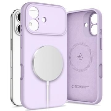 Funda de silicona líquida iPhone 17 Tech-Protect - Compatible con MagSafe - Malva