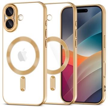 Funda Tech-Protect MagFlex para iPhone 17 - Compatible con MagSafe - Transparente / Dorado