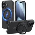 Funda MagSafe Tech-Protect MagRing para iPhone 17 - Negro mate
