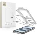 Protector de pantalla de cristal templado iPhone 17 Tech-Protect Quick Set+ 2-Pack - Transparente