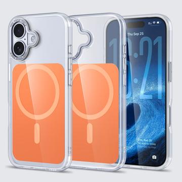 Funda híbrida de dos tonos para iPhone 17 - Compatible con MagSafe - Naranja