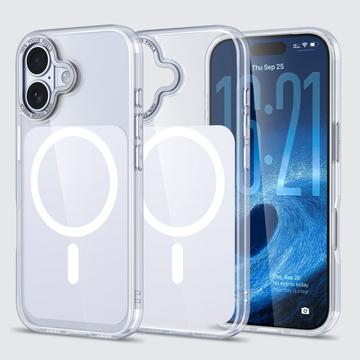 Funda híbrida de dos tonos para iPhone 17 - Compatible con MagSafe - Blanco