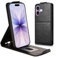 Funda abatible vertical con soporte iPhone 17 - Negro